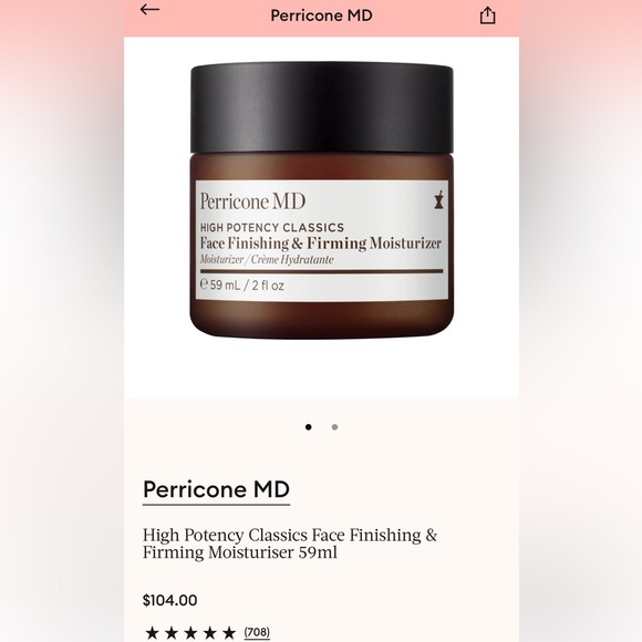 Periconne MD Face finishing and firming moisturiser - Picture 2 of 2